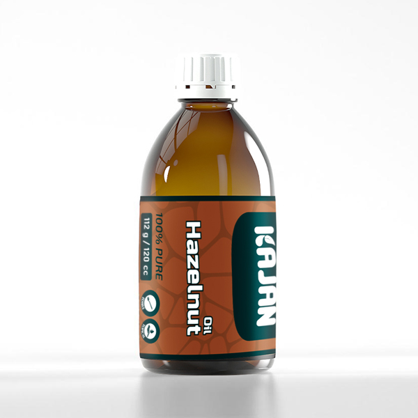 Newsha hazelnut oil (120mL), perfect for culinary use and healthy fat source