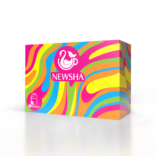 Newsha luxury teabags storage box for 40 double chamber tea bags, perfect for organizing your tea collection
