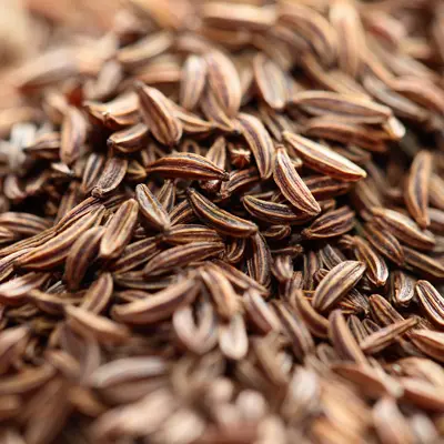 Close-up of cumin seeds, emphasizing their role as a rich source of dietary fiber.